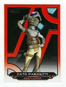 STAR WARS GALACTIC FILES ORANGE PARALLEL ACW-21 CATO PARASITTI - Picture 1 of 1