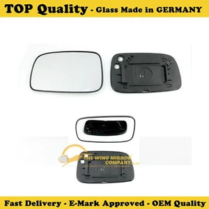Fits TOYOTA COROLLA VERSO 2004 to 2009 LH SIDE MIRROR GLASS ASPHERIC,HEATED&BASE - Picture 1 of 4