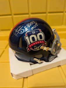 Phil Simms Signed New York Giants 100th Anniversary Mini Helmet Auto JSA - Picture 1 of 4