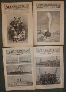 Scientific American Magazine - 4 issues - 1888 - 1906 - Picture 1 of 1
