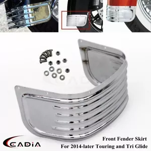 Falda acanalada para guardabarros delantero para Harley Touring Ultra Classic Limited RoadKing - Imagen 1 de 8
