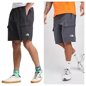 The North Face Trishul Mens Cargo Activewear Swim Shorts Black Grey S TO XXL - Picture 1 of 12