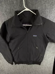 Patagonia Men Black Full Zip Jacket Shelled Synchilla Warm Fleece Lined Adult - Picture 1 of 17
