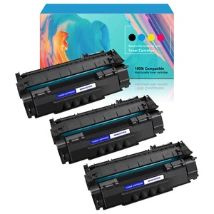 3PK Black Q5949A Toner Cartridge for HP 49A Laserjet 1320NW 3390 3392 1320TN - Picture 1 of 22