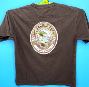 Big Barrel Brew Shirt Herren XXL braun Point Break Strand doppelseitig Brauerei T-Shirt - Bild 1 von 12