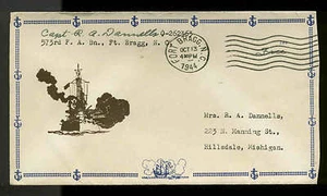 1944 WW2 PATRIOTIC SHERMAN #10687 KLOTZBACH PUBLISHER "FREE" FORT BRAGG, NC - Picture 1 of 1