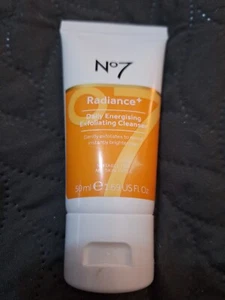 No7 Radiance Daily Energising Exfoliating Cleanser 50ml Brand New Sealed - Picture 1 of 2