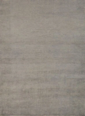 Luxurious Gabbeh Solid Design Wool Modern Accent Rug - Brand New 5x7 ft - Image 1 of 4