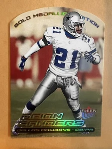 2000 Ultra Deion Sanders Gold Medallion #170G - Dallas Cowboys - Picture 1 of 2
