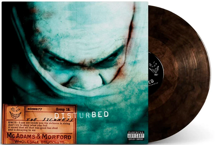Disturbed ‎– The Sickness 20th Anniversary Limited Black Smoky Vinyl LP NEU - Bild 1 von 1