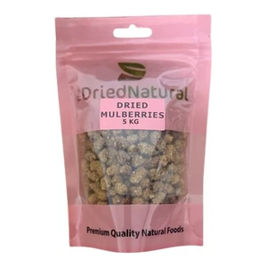 Dried White Mulberries 5 KG %100 Natural Food Premium Quality- The Dried Natural - Picture 1 of 2