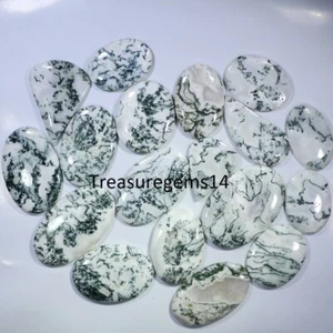 "Moss In Ice Quartz" 250 Crt Wholesale Lot Top Quality Cabochon Gemstone AAAA - Picture 1 of 9