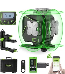 #1399 Huepar 16 Linien Selbstnivellierender Laser 4X360° mit Empfänger !ADAPTER FEHLT! - Bild 1 von 20