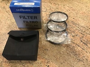 Samigon  +1 +2 +4 72mm Close-Up Macro Lens Filter Set kit with wallet - Picture 1 of 2