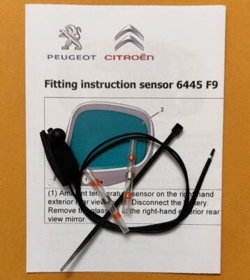 Citroen Peugeot Outside Temperature Sensor 6445F9 AMBIENT - image 1 of 3