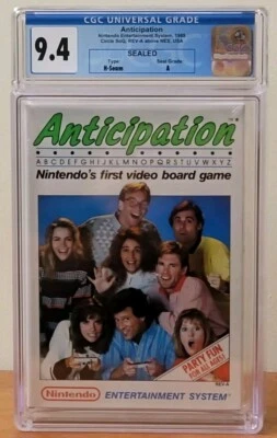 NES Nintendo ANTICIPACIÓN - ¡CGC GRADO 9.4 A! ¡NUEVO Y sellado de fábrica con costura en H! Foto 1 de 2