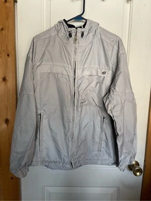 Weather Tamer men’s jacket size M light gray zip up coat - Image 1 of 4