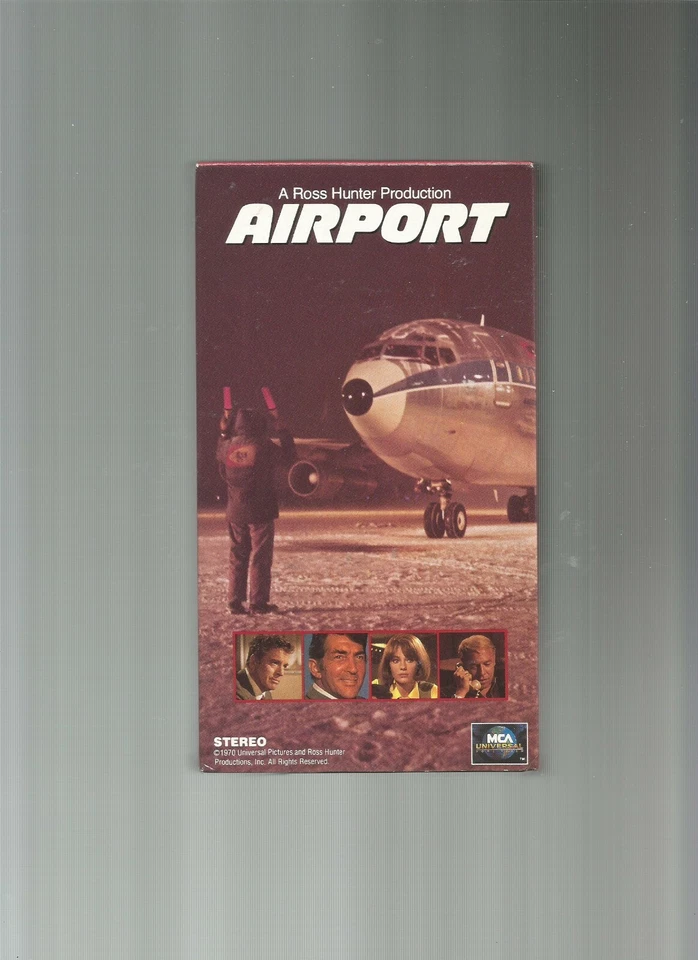  Airport, Burt Lancaster, Dean Martin, VHS - Image 1 of 1
