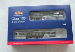 31-326A Bachmann OO Gauge Class 105 2 Car DMU - DCC Fitted Weathered Passengers - Picture 1 of 6