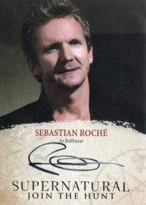 Supernatural Seasons 4-6 Auto Autograph SR Sebastian Roche as Balthazar - Picture 1 of 1