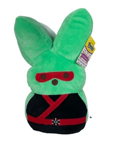 Peeps 12" Easter Plush Ninja Bunny Green - Picture 1 of 8
