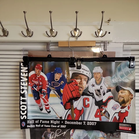 Scott Stevens New Jersey Devils Hall Of Fame Night 2007 Poster Cover