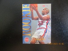GRANT HILL PISTONS 1995 SKYBOX NBA HOOPS ROOKIE CARD #322