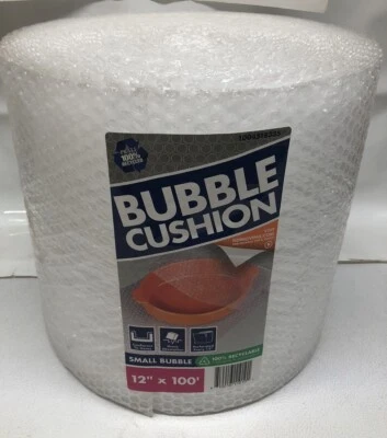 3/16 in. x 12 in. x 100 ft. Clear Perforated Bubble Cushion Wrap - Image 1 of 2
