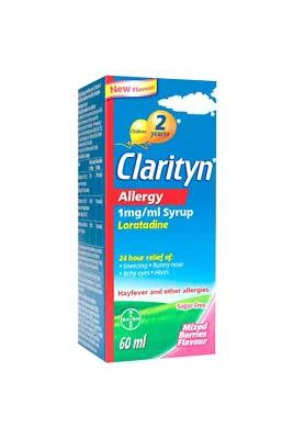Clarityn Allergy Relief Hayfever Mixed Berries 60ml