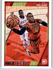 2016-17 NBA Hoops Paul Millsap NBA PWE Base Card Hawks #40 - Picture 1 of 2