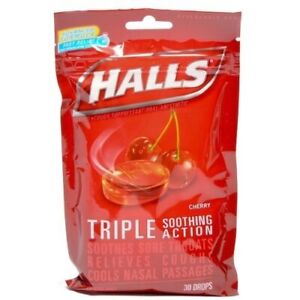 Halls Menthol Cherry Flavor 30 Drops