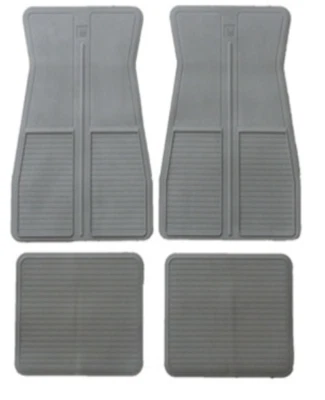 Silver Grey Original GM Style Floor Mat Set Firebird GTO Grand Prix Bonneville Foto 1 de 4