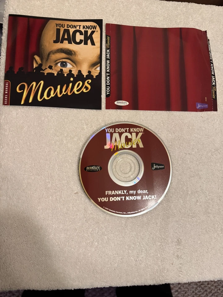 You Don't Know Jack Movies - (PC 1997) CD ONLY W/INSTALL BOOKLET!! - Image 1 of 1