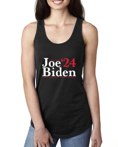 Joe Biden 2024 Presidential Campaign Political Ladies Racerback Tank Top - Picture 1 of 8