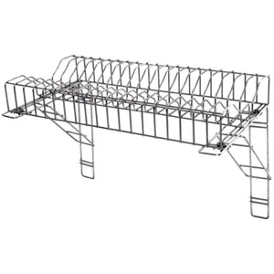 Restaurant Plate Rack & 2 Wall Brackets Commercial Stainless Steel 60cm 24" - Picture 1 of 3