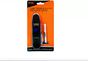 Rac Reifen Profil & Digital Manometer Pumpe UK - Bild 1 von 1