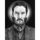 Wick Keanu Reeves Assassin Wayne Maguire  XL Wall Art Canvas Print