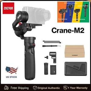 Zhiyun Crane M2 Handheld Gimbal Stabilizer for Smartphone Action Cameras DSLR - Picture 1 of 6