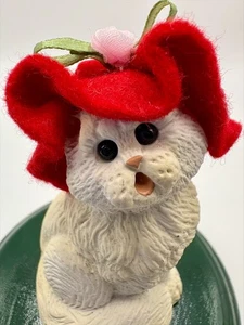 Byers Choice Carolers Katze mit Hut datiert 2004 - Bild 1 von 8