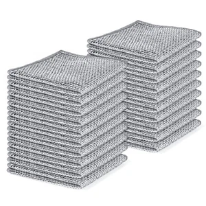 Juego de 20 paños de cocina de lana de acero sin arañazos - fregadores de cocina multiusos, duración... - Imagen 1 de 6