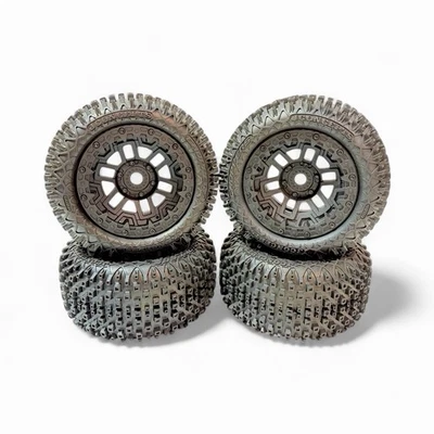 New Set of 4 JConcepts 4089-39912 Choppers 6.9" tall PreMounted 17mm hex wheels - Image 1 of 4
