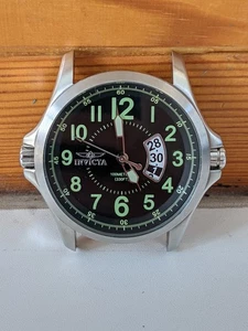 Big Invicta 0787 Tritnite schwarzes Zifferblatt Herrenuhr Quarz - Bild 1 von 24