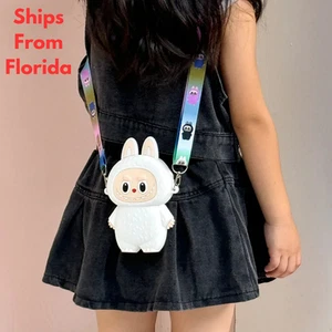L,abubu Cute Cartoon Coin Purse Silicone Mini Crossbody Bag | Ships from Florida - Picture 1 of 12