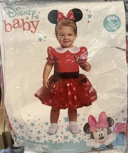 Minnie Mouse Infant Baby Girl Child Halloween/Costume Red 6-12 months - Picture 1 of 5