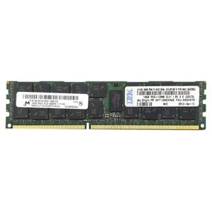 16GB 2Rx4 PC3-12800R Micron MT36JSF2G72PZ-1G6E1FE IBM:47J0183 Server RAM - Bild 1 von 3