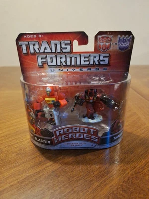 Transformers Universe Robot Heroes G1 Series Blaster Vs Thrust 2-pack New 2008  - Image 1 of 3