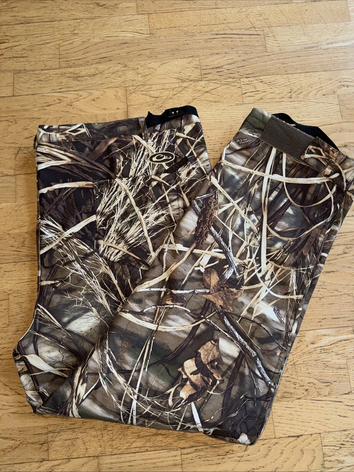 Drake Waterfowl Fleece Lined Camo Pants Mens 3xl 48-50 Waist 32” Inseam - Image 1 of 4