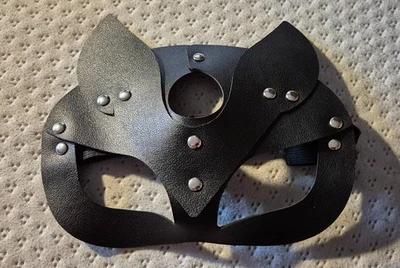 Halloween Teufel oder Fuchs Maske Schwarz - Bild 1 von 2