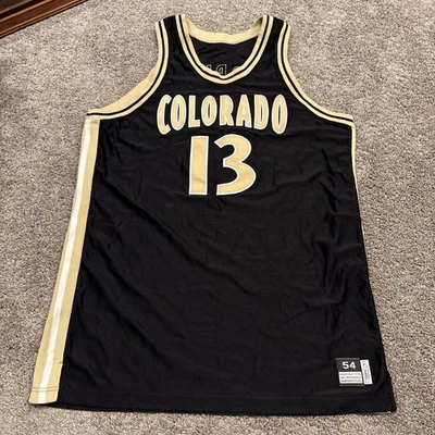 GAME WORN  Colorado University Buffaloes Jersey #13 David HARRISON 54 (2XL) +4 - Image 1 of 4