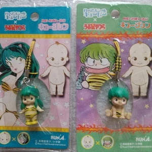 Urusei Yatsura kewpie kewsion figure key chain Lot 2 Lum mascot Rumic Japan m629 - Picture 1 of 8